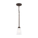 Generation Lighting Canada - One Light Mini-Pendant - Kerrville - Bronze- Union Lighting Luminaires Decor