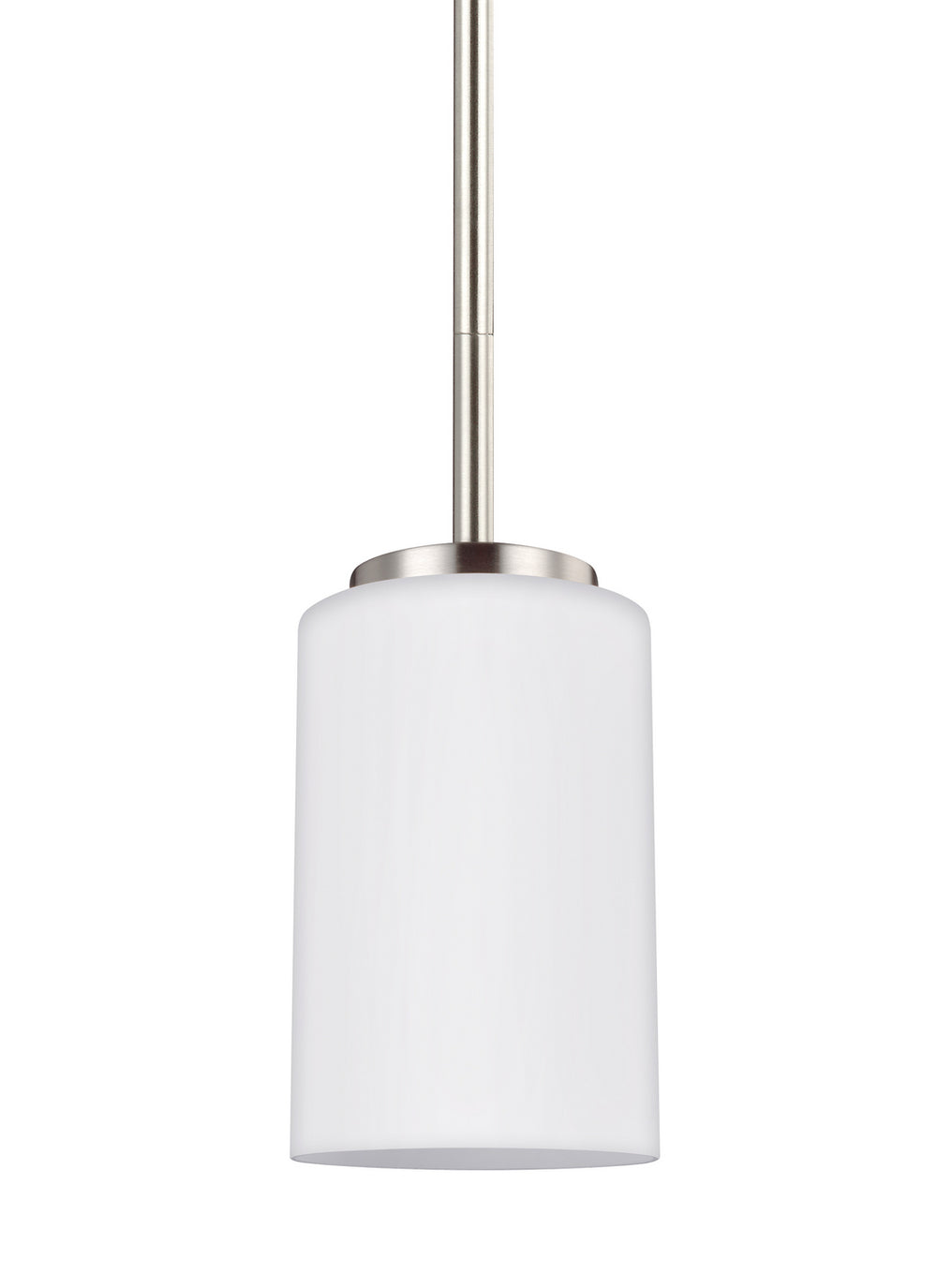 Generation Lighting Canada - One Light Mini-Pendant - Oslo - Brushed Nickel- Union Lighting Luminaires Decor
