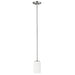 Generation Lighting Canada - One Light Mini-Pendant - Oslo - Chrome- Union Lighting Luminaires Decor