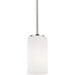 Generation Lighting Canada - One Light Mini-Pendant - Alturas - Brushed Nickel- Union Lighting Luminaires Decor