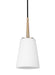 Generation Lighting Canada - One Light Mini-Pendant - Driscoll - Satin Brass- Union Lighting Luminaires Decor