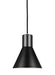 Generation Lighting Canada - One Light Mini-Pendant - Towner - Brushed Nickel- Union Lighting Luminaires Decor