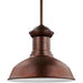 Generation Lighting Canada - LED Outdoor Pendant - Fredricksburg - Weathered Copper- Union Lighting Luminaires Decor