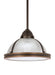 Generation Lighting Canada - One Light Pendant - Pratt Street Prismatic - Autumn Bronze- Union Lighting Luminaires Decor
