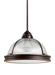 Generation Lighting Canada - Two Light Pendant - Pratt Street Prismatic - Autumn Bronze- Union Lighting Luminaires Decor