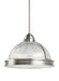 Generation Lighting Canada - Two Light Pendant - Pratt Street Prismatic - Brushed Nickel- Union Lighting Luminaires Decor