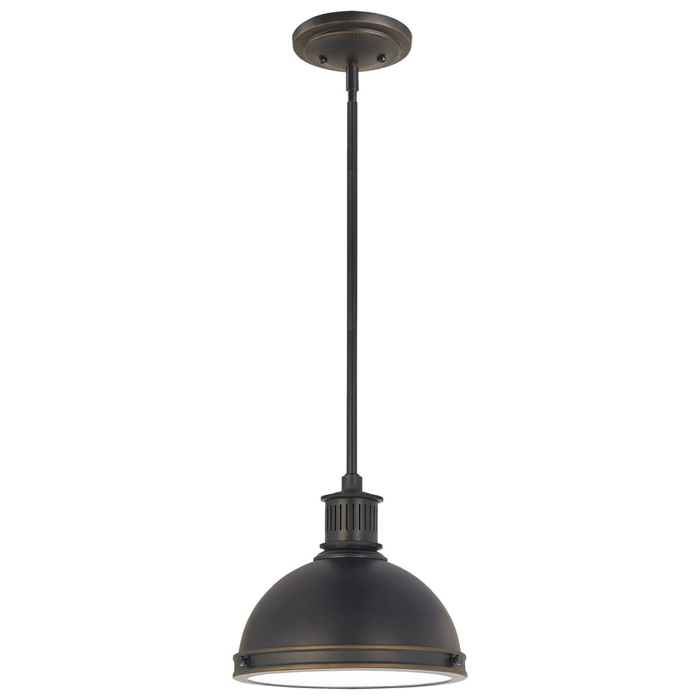 Generation Lighting Canada - One Light Pendant - Pratt Street Metal - Autumn Bronze- Union Lighting Luminaires Decor