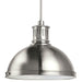 Generation Lighting Canada - Three Light Pendant - Pratt Street Metal - Brushed Nickel- Union Lighting Luminaires Decor