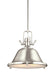 Generation Lighting Canada - Two Light Pendant - Stone Street - Brushed Nickel- Union Lighting Luminaires Decor