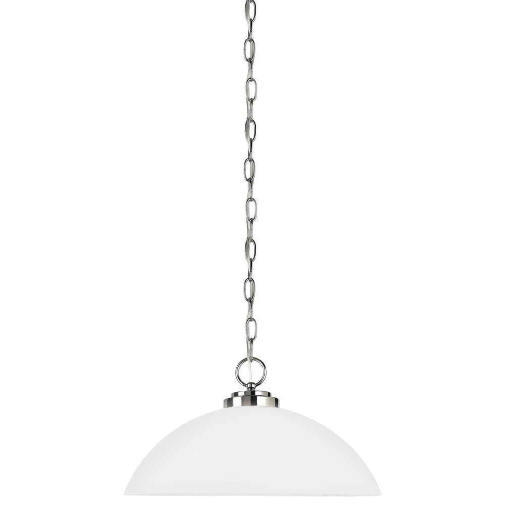Generation Lighting Canada - One Light Pendant - Oslo - Chrome- Union Lighting Luminaires Decor