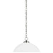 Generation Lighting Canada - One Light Pendant - Oslo - Chrome- Union Lighting Luminaires Decor