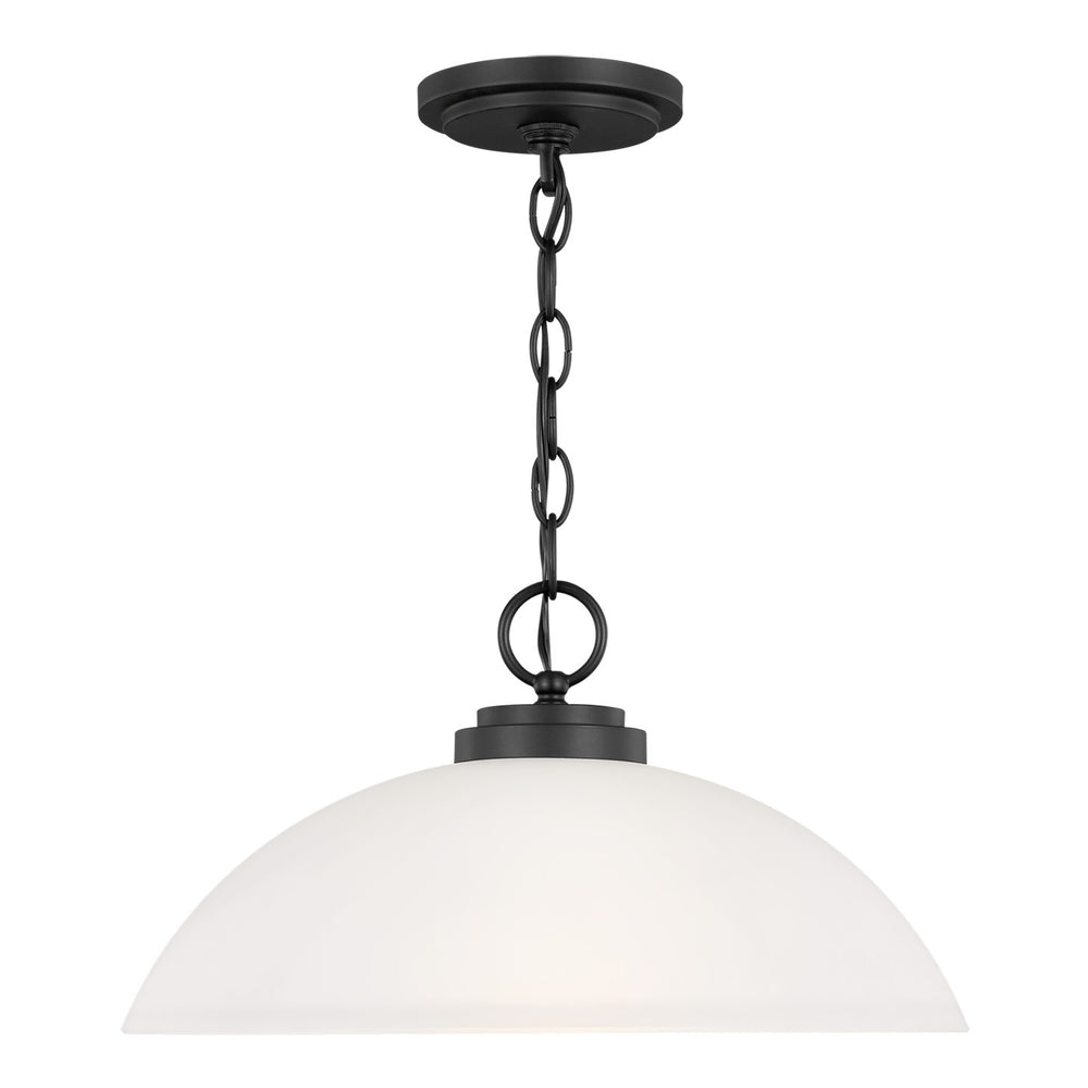 Generation Lighting Canada - One Light Pendant - Oslo - Midnight Black- Union Lighting Luminaires Decor