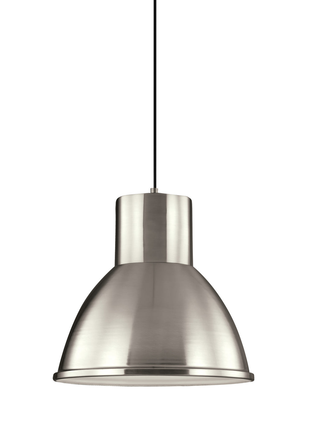 Generation Lighting Canada - One Light Pendant - Division Street - Brushed Nickel- Union Lighting Luminaires Decor