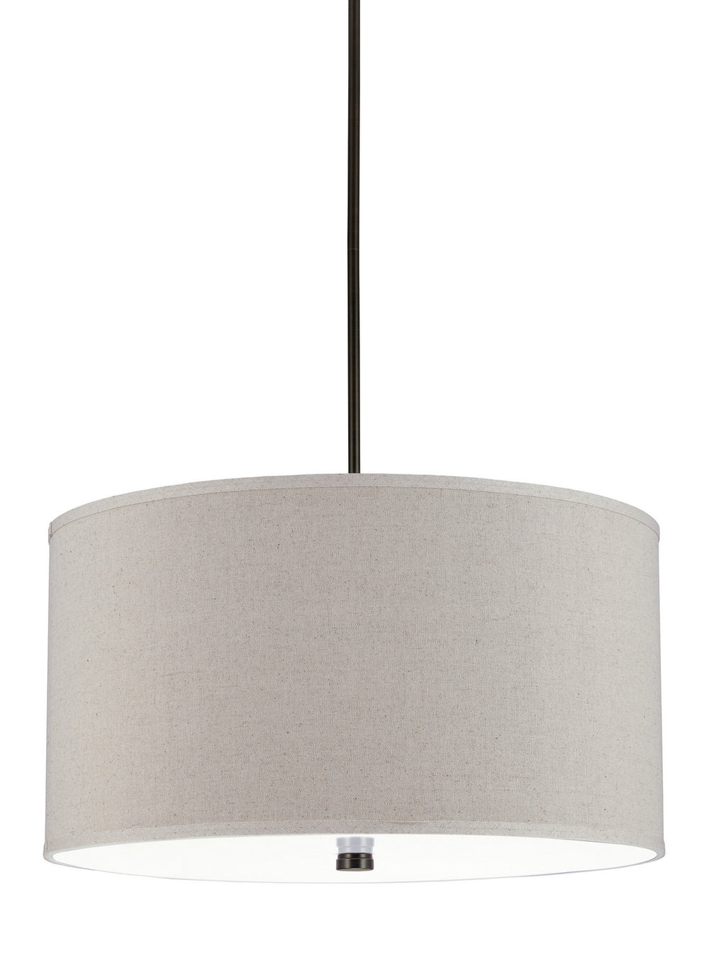 Visual Comfort Studio Canada - Four Light Pendant - Dayna Shade Pendants - Bronze- Union Lighting Luminaires Decor