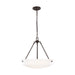 Generation Lighting Canada - Three Light Pendant - Kerrville - Bronze- Union Lighting Luminaires Decor