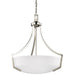 Generation Lighting Canada - Three Light Pendant - Hanford - Brushed Nickel- Union Lighting Luminaires Decor