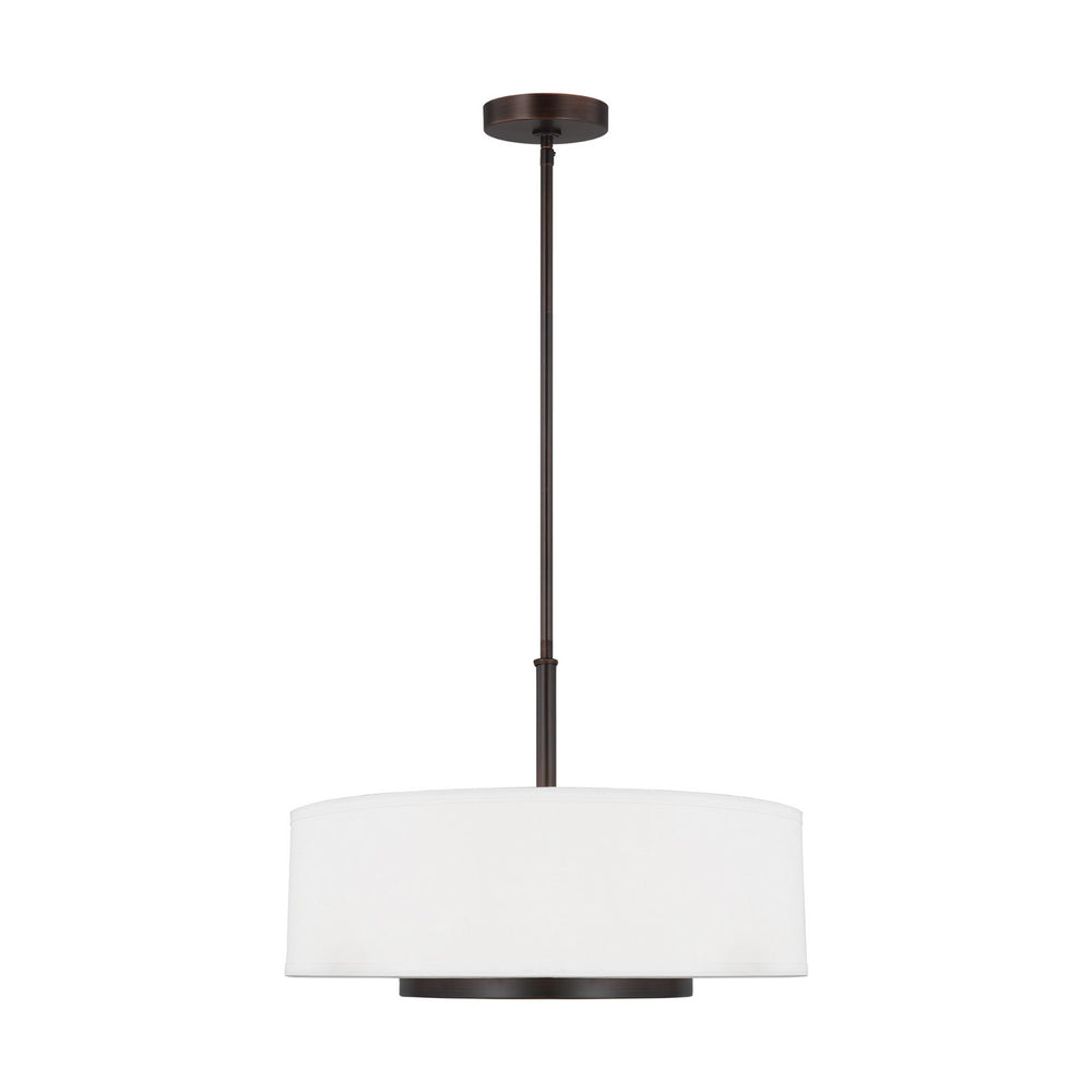 Generation Lighting Canada - Three Light Pendant - Nance - Bronze- Union Lighting Luminaires Decor