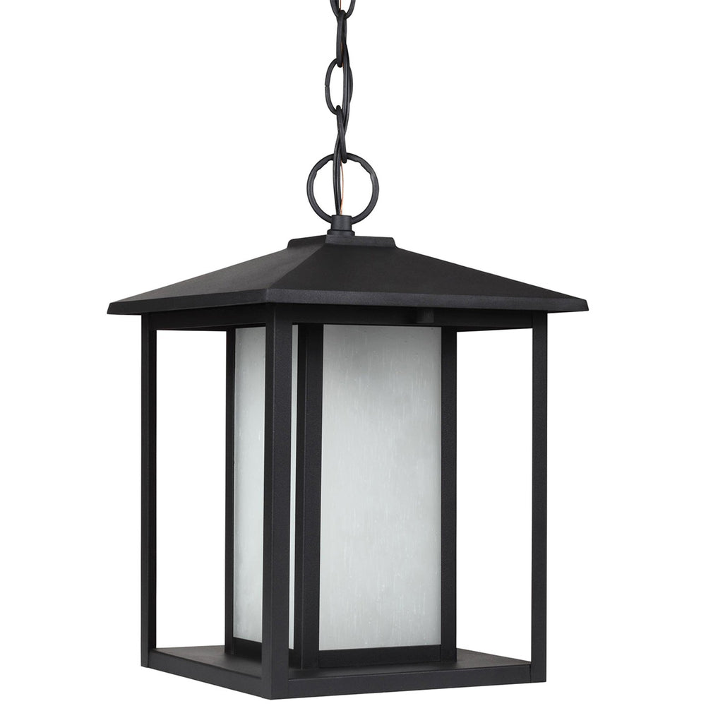 Generation Lighting Canada. - One Light Outdoor Pendant - Hunnington - Black- Union Lighting Luminaires Decor