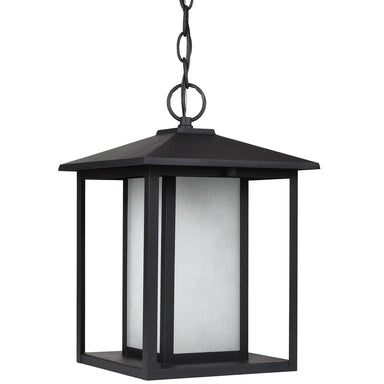 Generation Lighting Canada. - One Light Outdoor Pendant - Hunnington - Black- Union Lighting Luminaires Decor