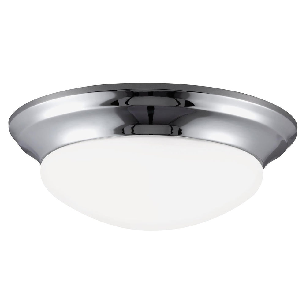 Generation Lighting Canada - One Light Flush Mount - Nash - Chrome- Union Lighting Luminaires Decor