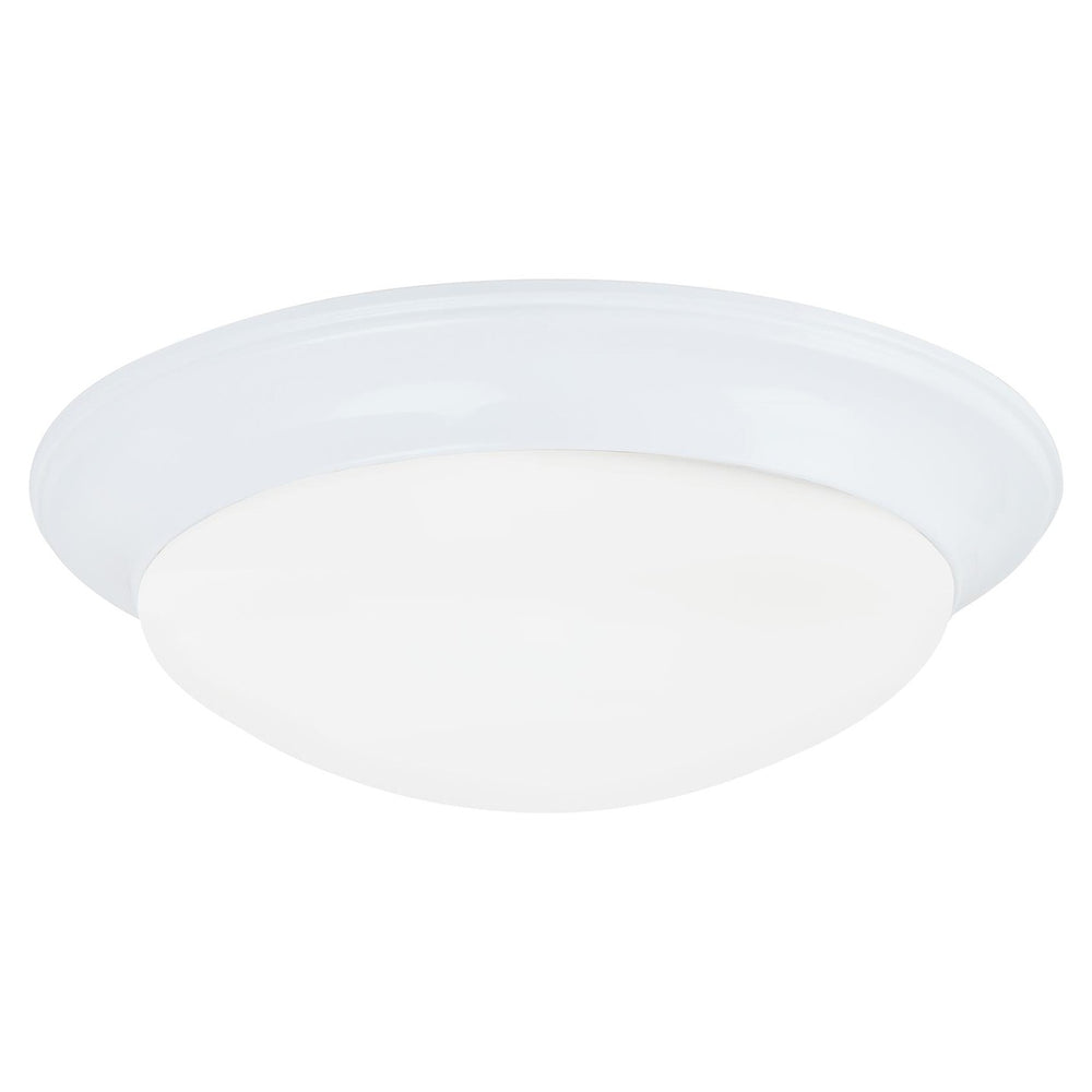Generation Lighting Canada - One Light Flush Mount - Nash - White- Union Lighting Luminaires Decor