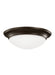 Generation Lighting Canada - Two Light Flush Mount - Nash - Bronze- Union Lighting Luminaires Decor