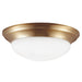 Generation Lighting Canada - Two Light Flush Mount - Nash - Satin Brass- Union Lighting Luminaires Decor