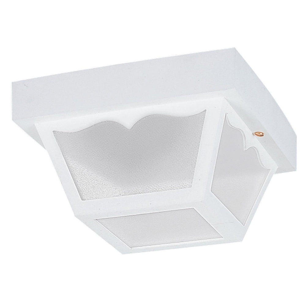 Generation Lighting Canada - Two Light Outdoor Flush Mount - Outdoor Ceiling - White- Union Lighting Luminaires Decor