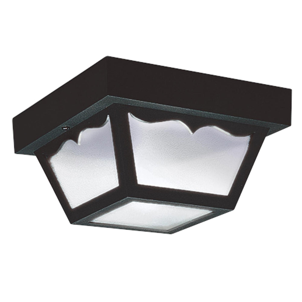 Generation Lighting Canada - Two Light Outdoor Flush Mount - Outdoor Ceiling - Black- Union Lighting Luminaires Decor