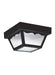 Generation Lighting Canada. - Two Light Outdoor Flush Mount - Outdoor Ceiling - Black- Union Lighting Luminaires Decor