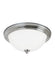 Generation Lighting Canada - Two Light Flush Mount - Geary - Chrome- Union Lighting Luminaires Decor