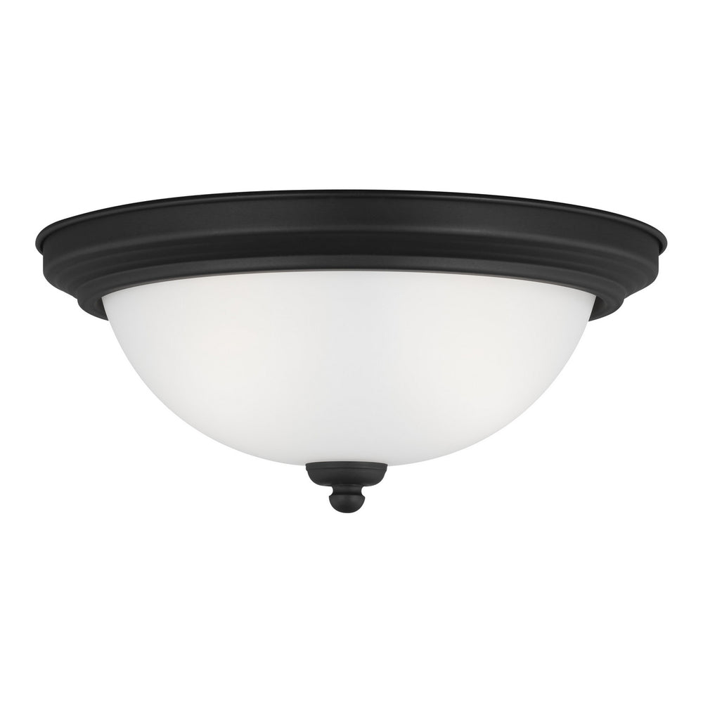 Generation Lighting Canada - Two Light Flush Mount - Geary - Midnight Black- Union Lighting Luminaires Decor