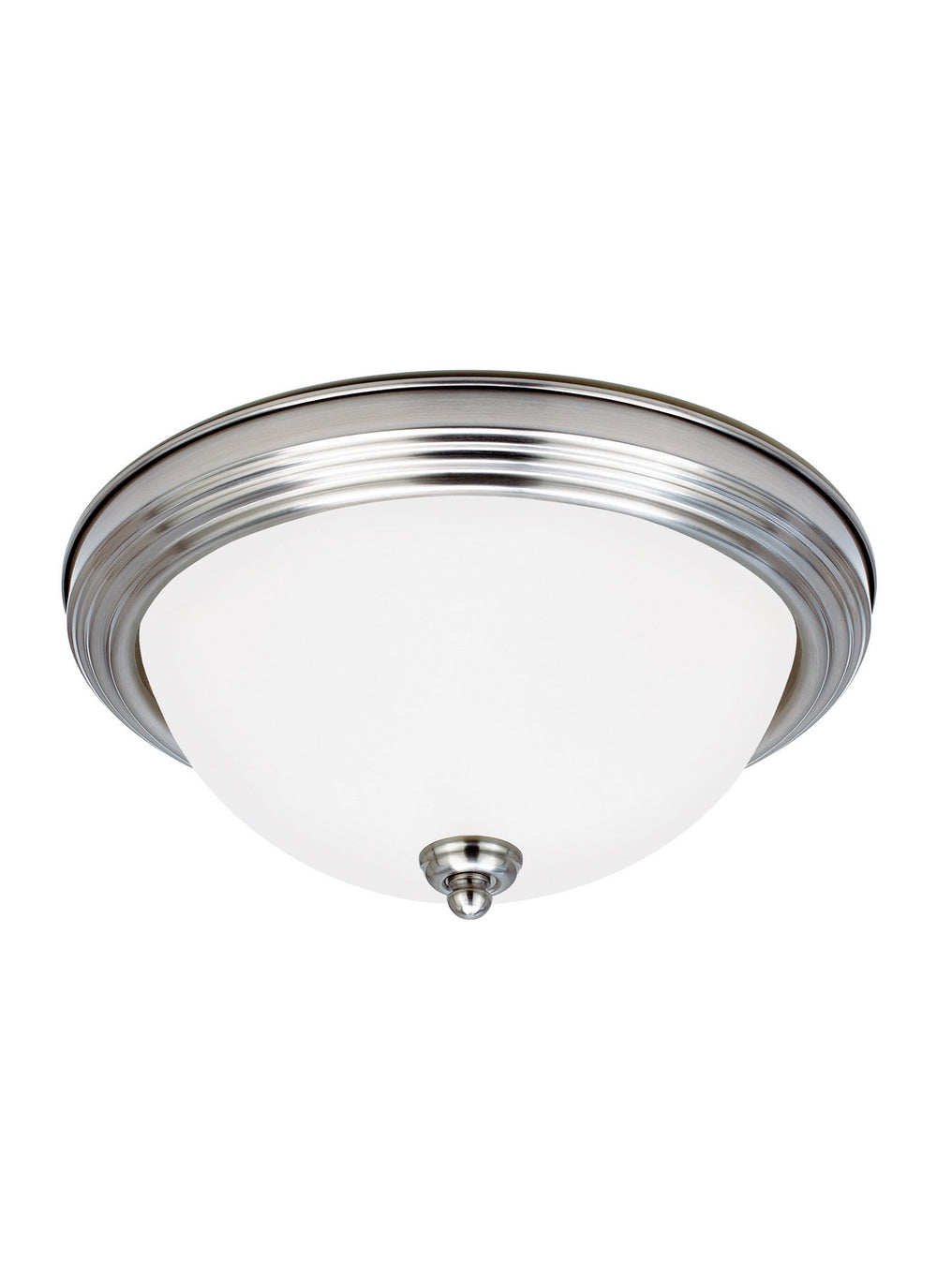 Generation Lighting Canada - Two Light Flush Mount - Geary - Brushed Nickel- Union Lighting Luminaires Decor