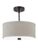 Visual Comfort Studio Canada - Two Light Semi-Flush Convertible Pendant - Dayna - Bronze- Union Lighting Luminaires Decor
