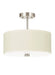 Visual Comfort Studio Canada - Two Light Semi-Flush Convertible Pendant - Dayna - Brushed Nickel- Union Lighting Luminaires Decor