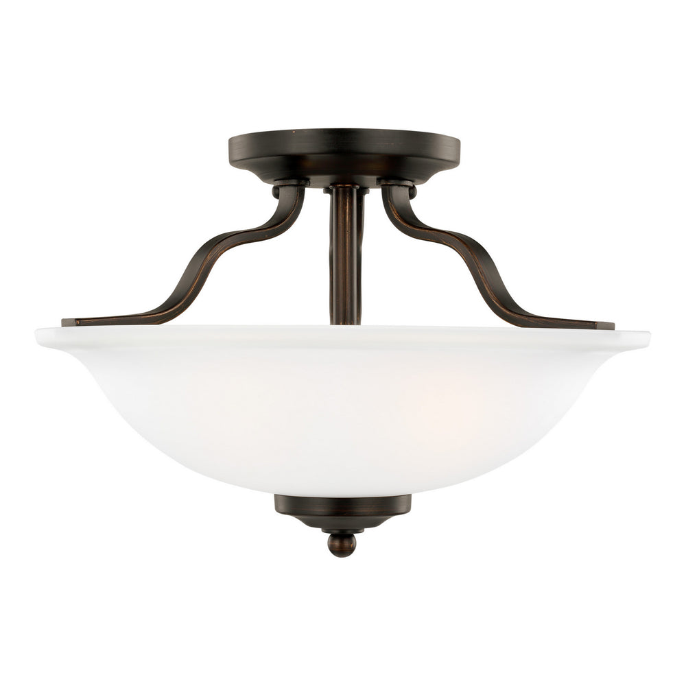 Generation Lighting Canada - Two Light Semi-Flush Mount - Emmons - Bronze- Union Lighting Luminaires Decor