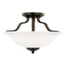 Generation Lighting Canada - Two Light Semi-Flush Mount - Emmons - Bronze- Union Lighting Luminaires Decor