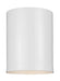 Visual Comfort Studio Canada - One Light Outdoor Flush Mount - Outdoor Cylinders - White- Union Lighting Luminaires Decor