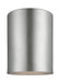 Visual Comfort Studio Canada - One Light Outdoor Flush Mount - Outdoor Cylinders - Painted Brushed Nickel- Union Lighting Luminaires Decor