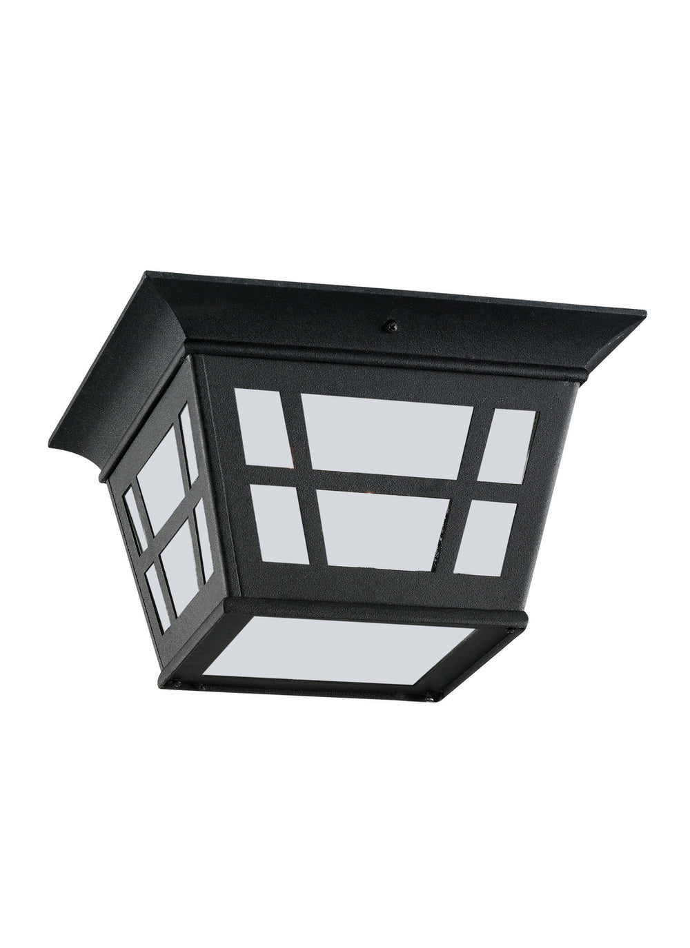 Generation Lighting Canada - Two Light Outdoor Flush Mount - Herrington - Black- Union Lighting Luminaires Decor