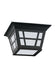 Generation Lighting Canada - Two Light Outdoor Flush Mount - Herrington - Black- Union Lighting Luminaires Decor
