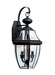 Generation Lighting Canada - Two Light Outdoor Wall Lantern - Lancaster - Black- Union Lighting Luminaires Decor