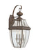 Generation Lighting Canada - Three Light Outdoor Wall Lantern - Lancaster - Antique Bronze- Union Lighting Luminaires Decor