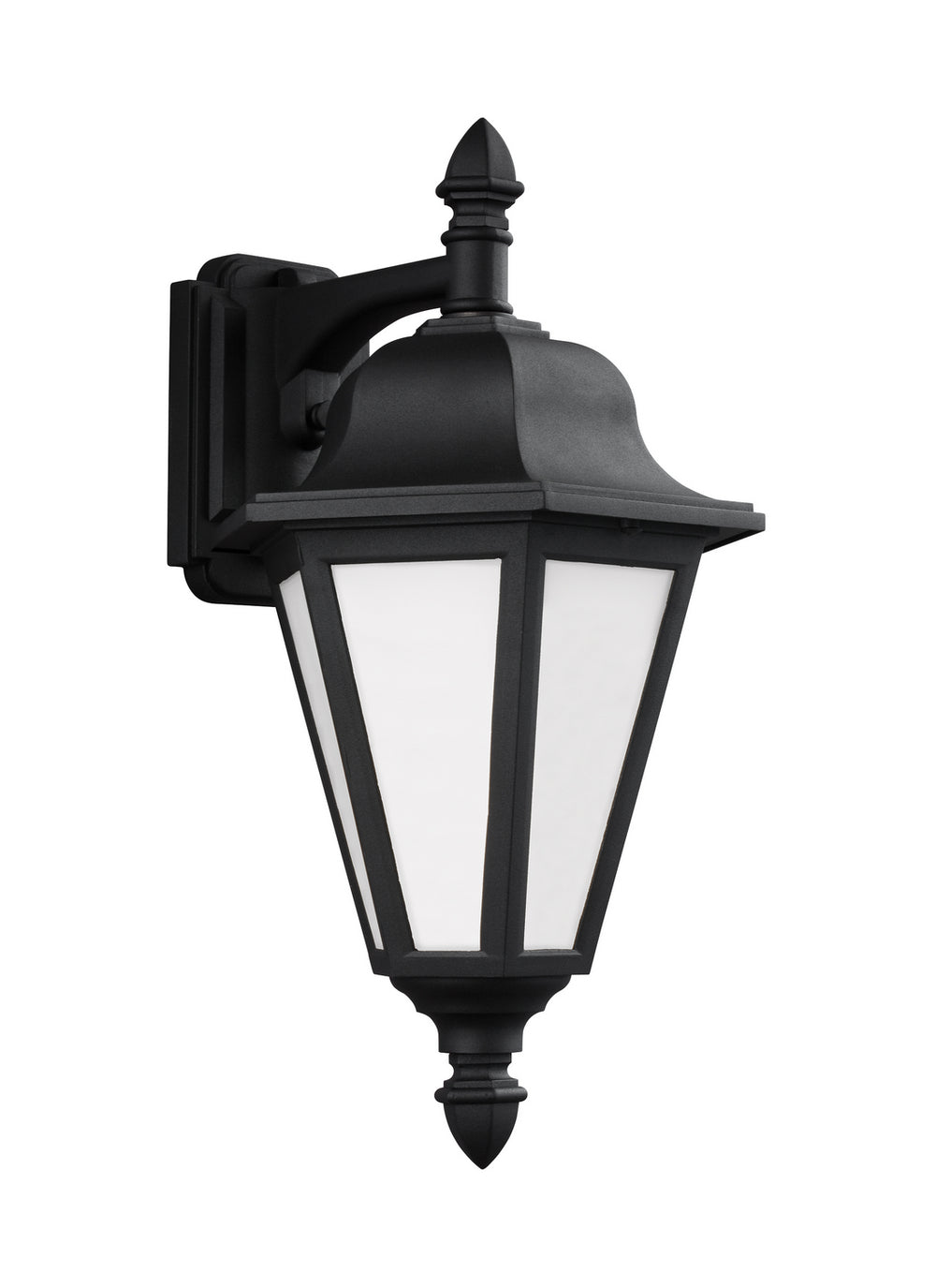 Generation Lighting Canada - One Light Outdoor Wall Lantern - Brentwood - Black- Union Lighting Luminaires Decor