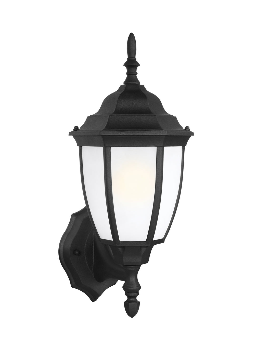 Generation Lighting Canada - One Light Outdoor Wall Lantern - Bakersville - Black- Union Lighting Luminaires Decor