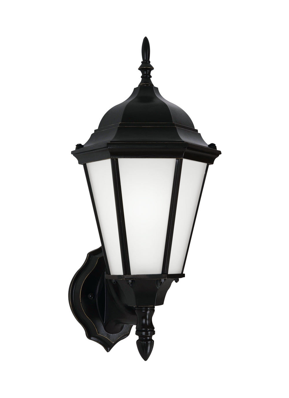 Generation Lighting Canada - One Light Outdoor Wall Lantern - Bakersville - Black- Union Lighting Luminaires Decor