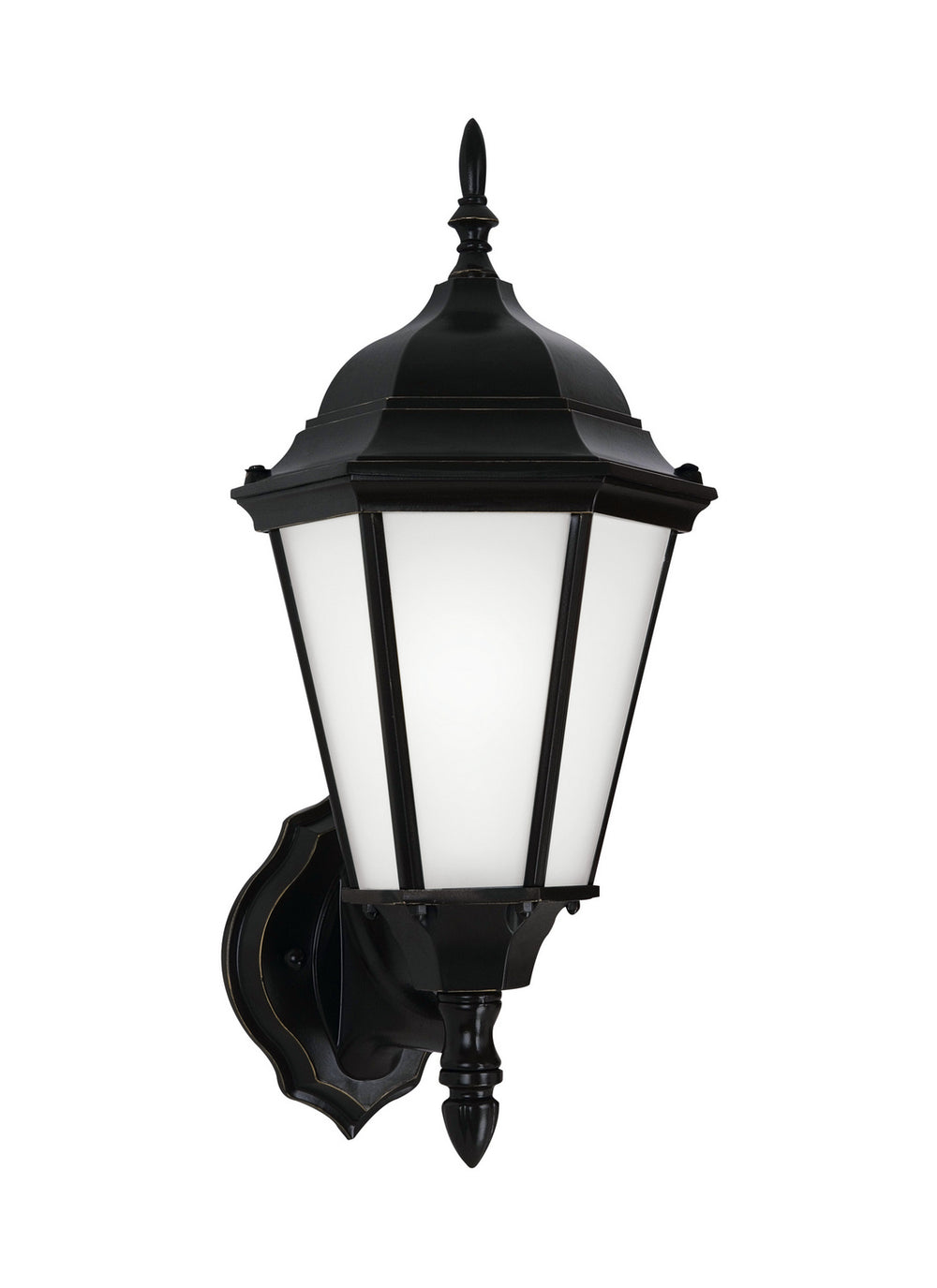 Generation Lighting Canada - One Light Outdoor Wall Lantern - Bakersville - Black- Union Lighting Luminaires Decor
