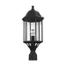 Generation Lighting Canada. - One Light Outdoor Post Lantern - Sevier - Black- Union Lighting Luminaires Decor
