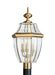 Generation Lighting Canada - Three Light Outdoor Post Lantern - Lancaster - Polished Brass- Union Lighting Luminaires Decor