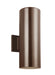 Visual Comfort Studio Canada - Two Light Outdoor Wall Lantern - Outdoor Cylinders - Bronze- Union Lighting Luminaires Decor